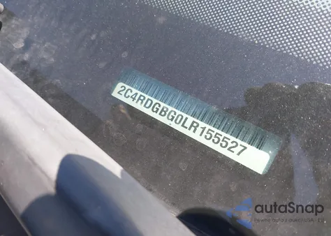 2020 Dodge Grand Caravan Se из США, поврежденный, VIN 2C4RDGBG0LR155527